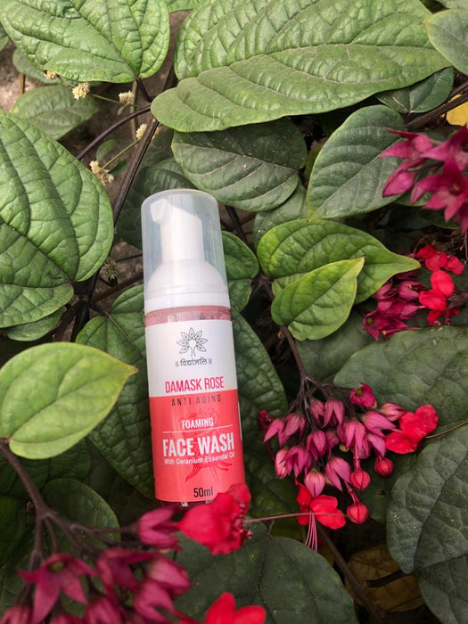 Foaming Facewash - Damask Rose - Anti Aging - 50ml