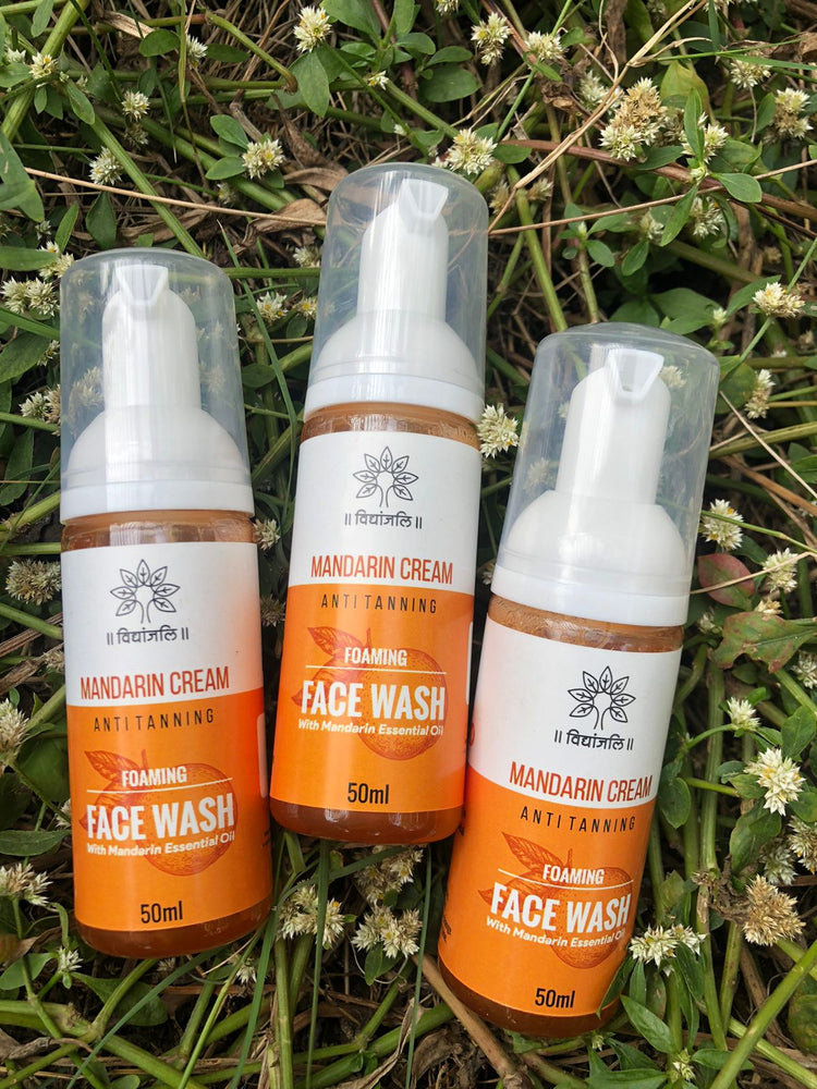 Foaming Facewash - Mandarin Cream - Anti Tanning - 50ml