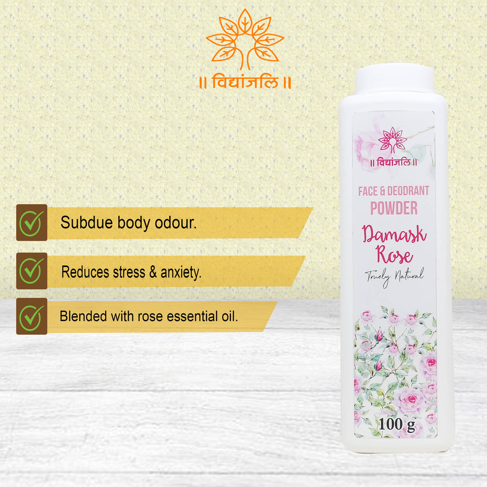 Rose Face & Deodorant Powder