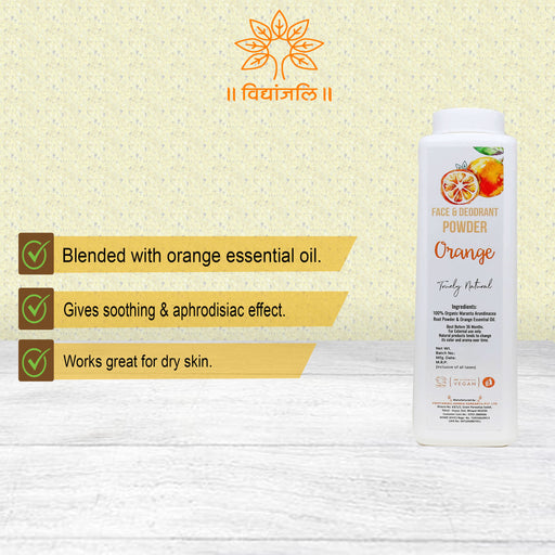 Orange Face & Deodorant Powder