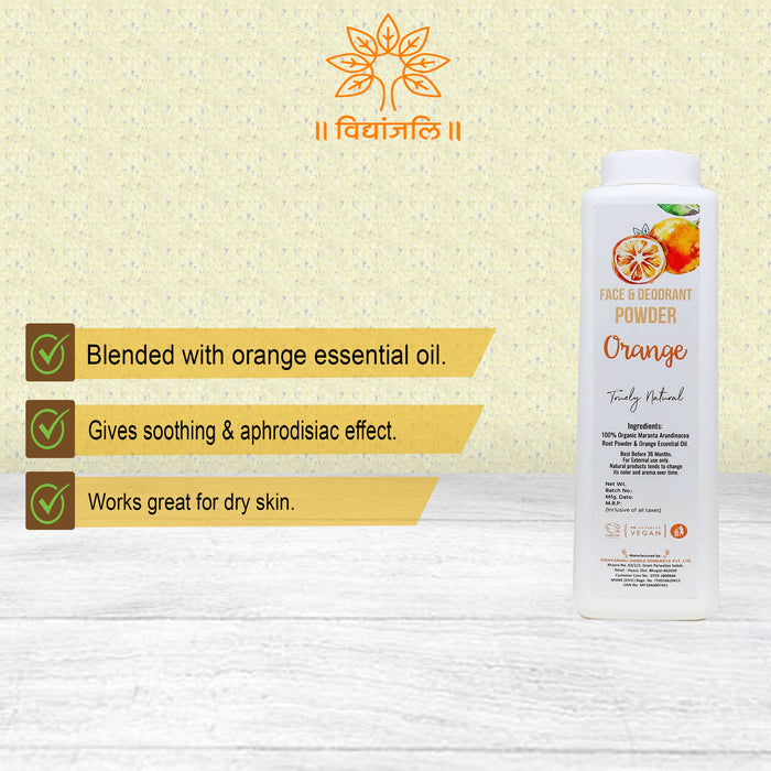 Orange Face & Deodorant Powder