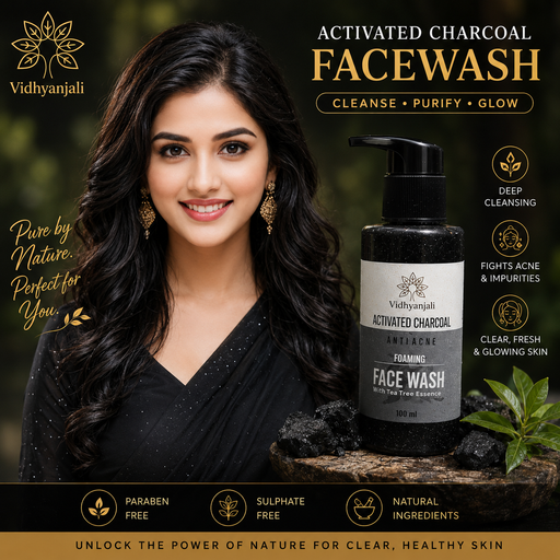 Activated Charcoal Foaming Facewash - 50 ML