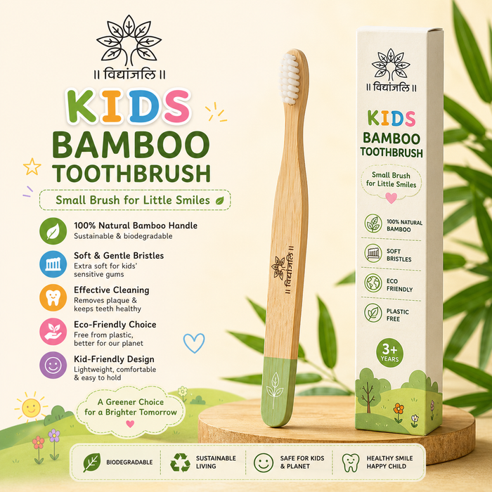Vidhyanjali Kids Bamboo Toothbrush