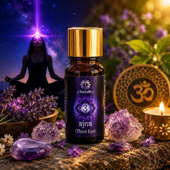 Ajna (Third Eye) Chakra Balancing Oil - 10 ML - 10 ML