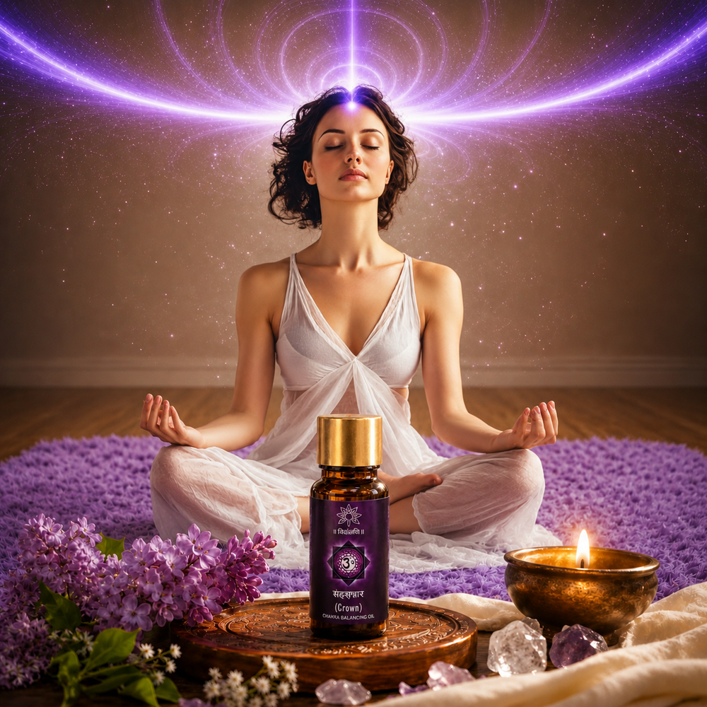 Sahasrara (Crown) Chakra Balancing Oil - 10 ML