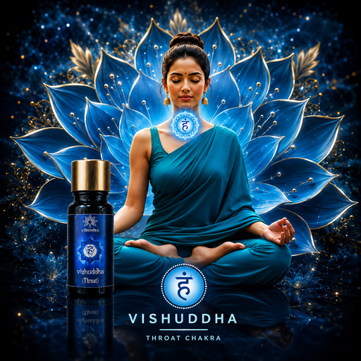 Throat (Vishuddha) Chakra Balancing Oil - 10 ML