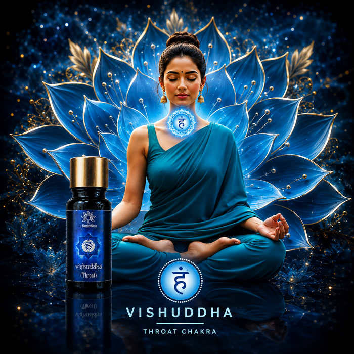Throat (Vishuddha) Chakra Balancing Oil - 10 ML
