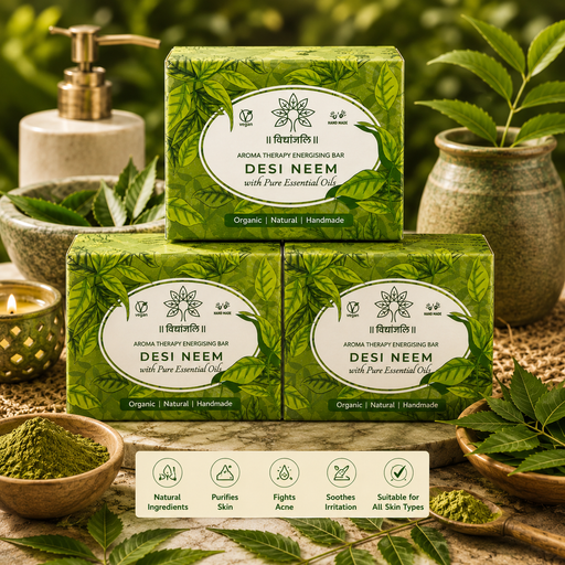 Desi Neem Soap (No Added Color) - 90G