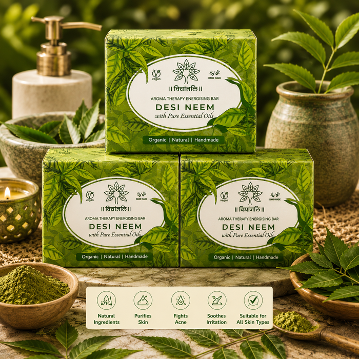 Desi Neem Soap (No Added Color) - 90G