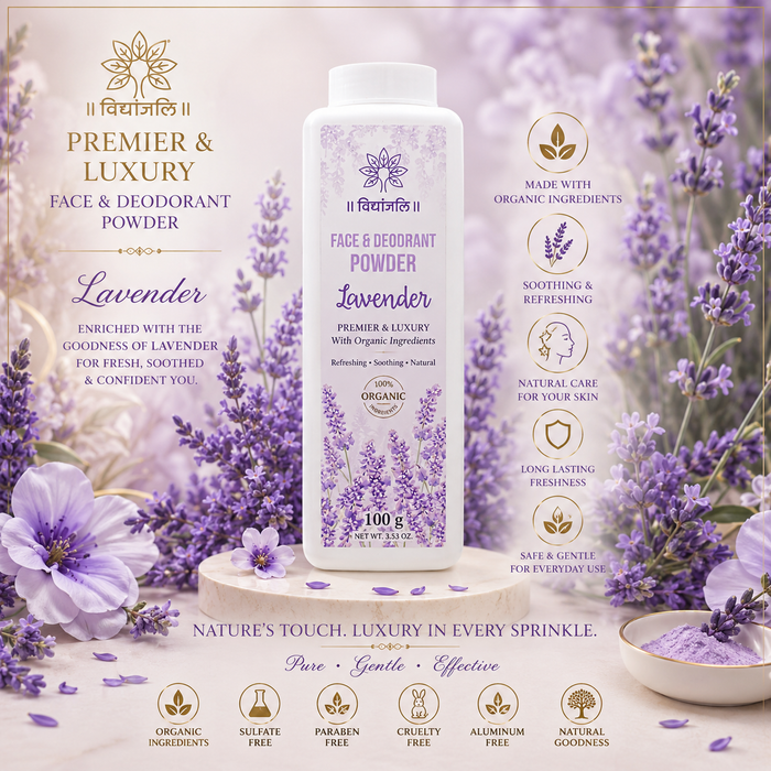 Lavender Face & Deodorant Powder - 100 G