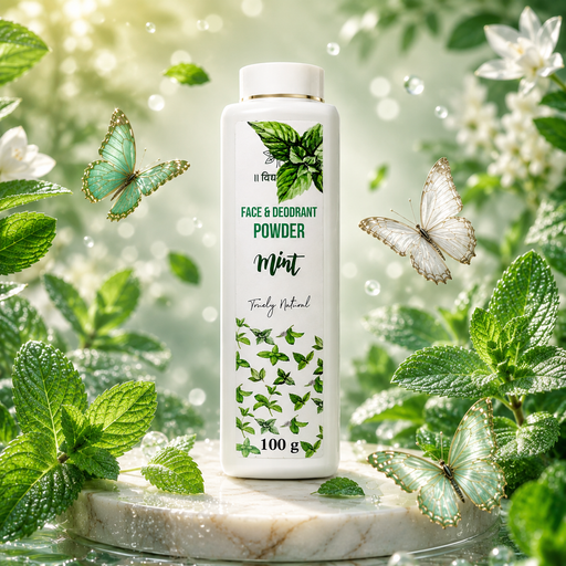 Mint Face & Deodorant Powder - 100 G