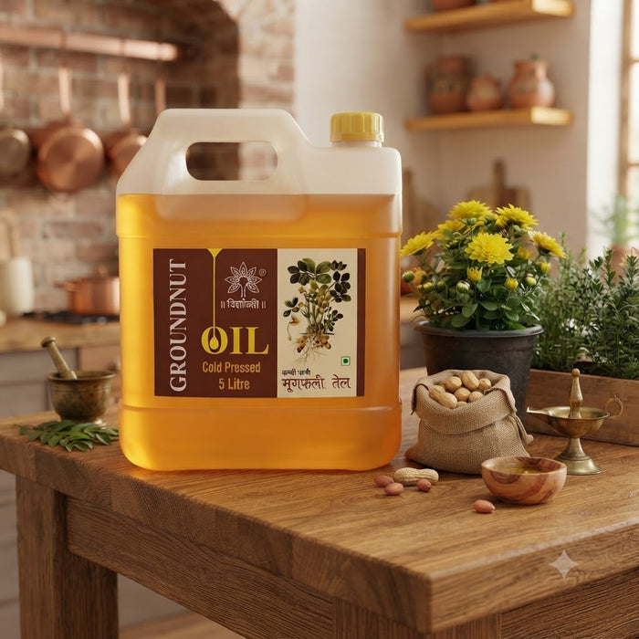 Groundnut Oil - 1 Ltr / 5 Ltr