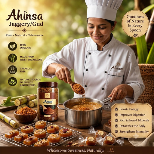 Ahinsa Jaggery Batti - 1 KG