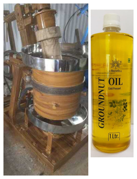 Groundnut Oil Cold Pressed 1 Ltr / 5 Ltr