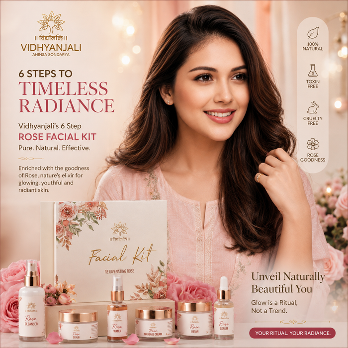 Rose Facial Kit - 6 Steps