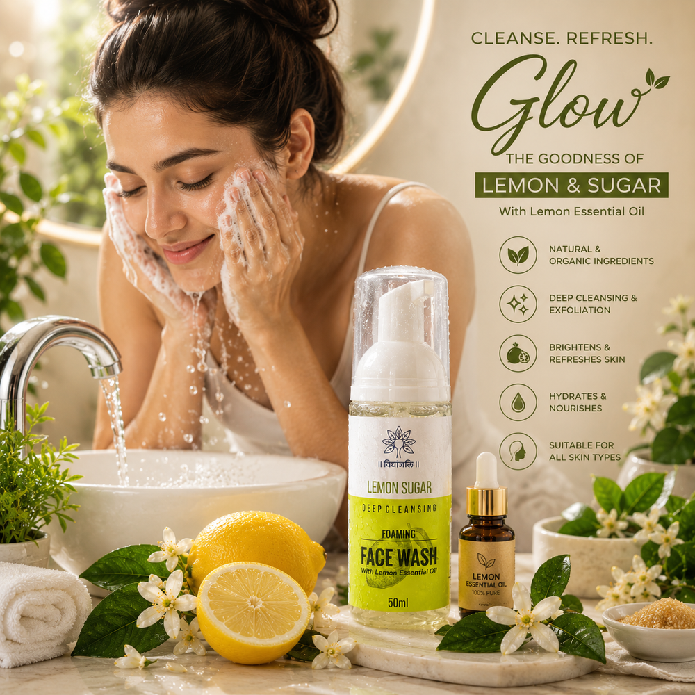 Lemon Sugar Facewash - 50 ML