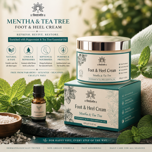 Mentha Tea Tree Foot Cream - 40 G / 10 G