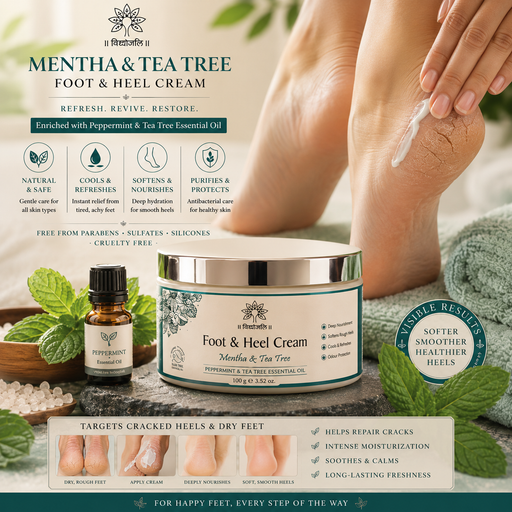 Mentha Tea Tree Foot Cream - 40 G / 10 G