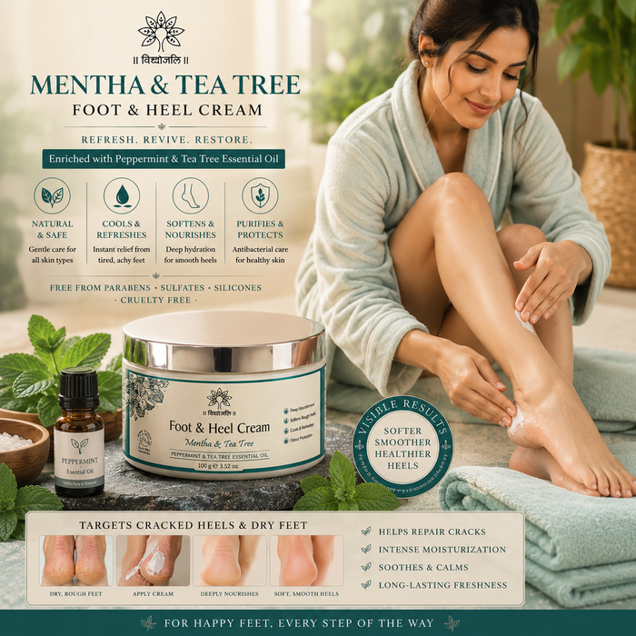 Mentha Tea Tree Foot Cream - 40 G / 10 G