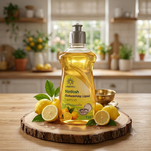 Nirdosh Lemon Dishwashing Liquid - 1 Ltr