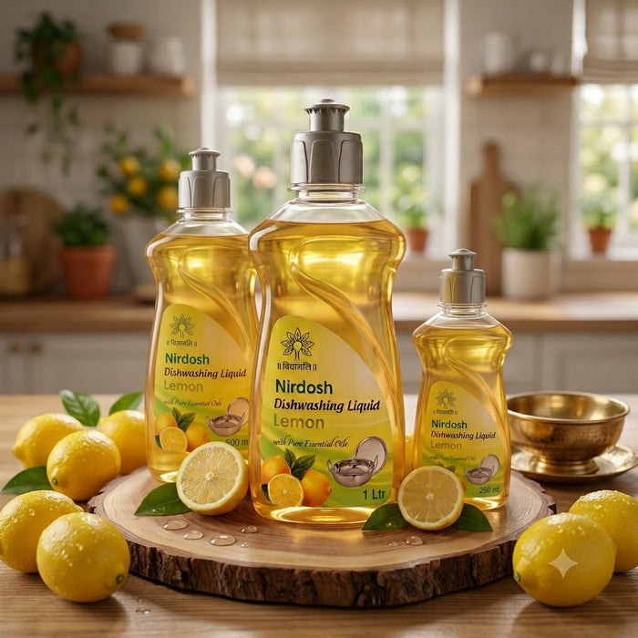 Nirdosh Lemon Dishwashing Liquid - 250ml