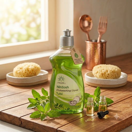 Nirdosh Tulsi Dishwashing Liquid - 1 Ltr