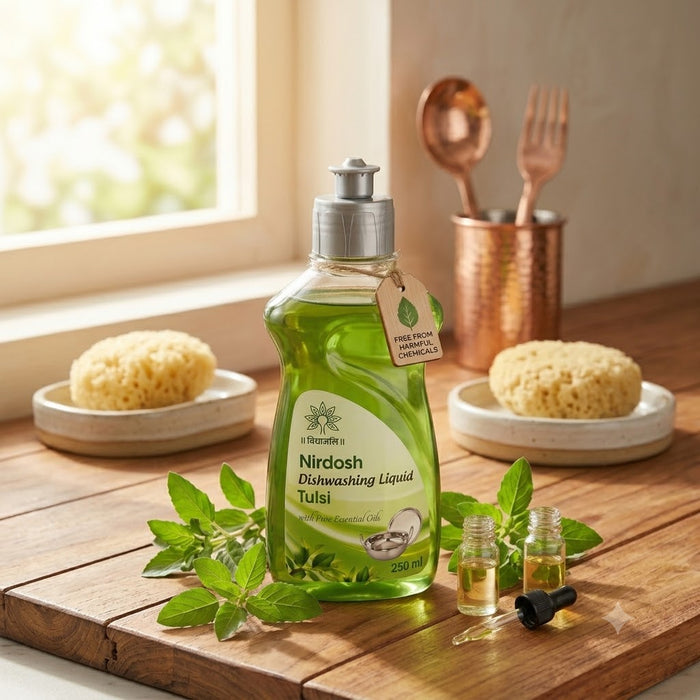Nirdosh Tulsi Dishwashing Liquid - 250 ML
