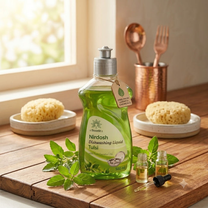 Nirdosh Tulsi Dishwashing Liquid - 500 ML