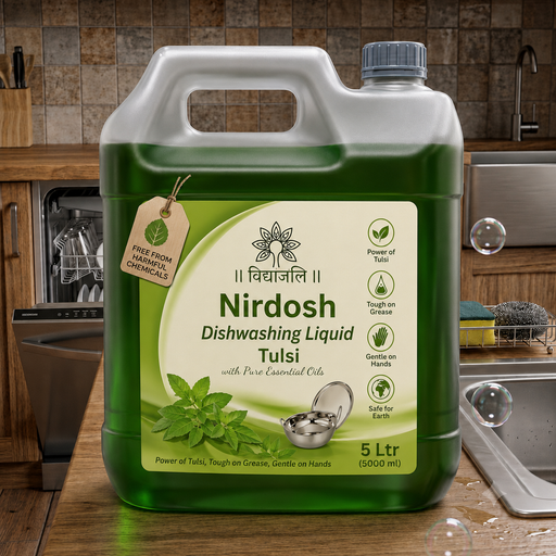 Nirdosh Tulsi Dishwashing Liquid - 5 Ltr