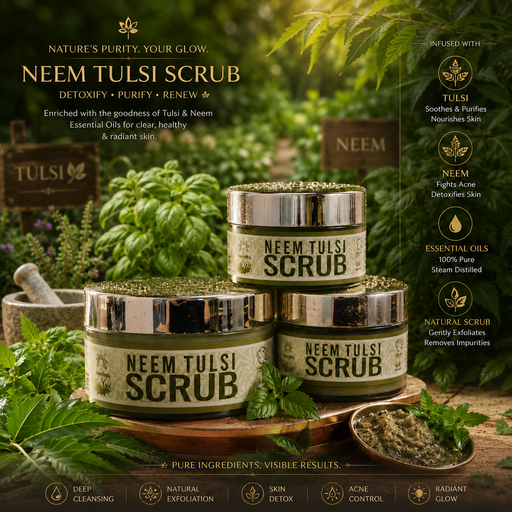 Neem Tulsi Scrub - 25 G