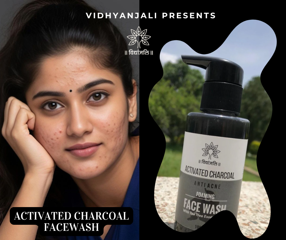 Activated Charcoal Foaming Facewash - 50 ML (No Color Added)