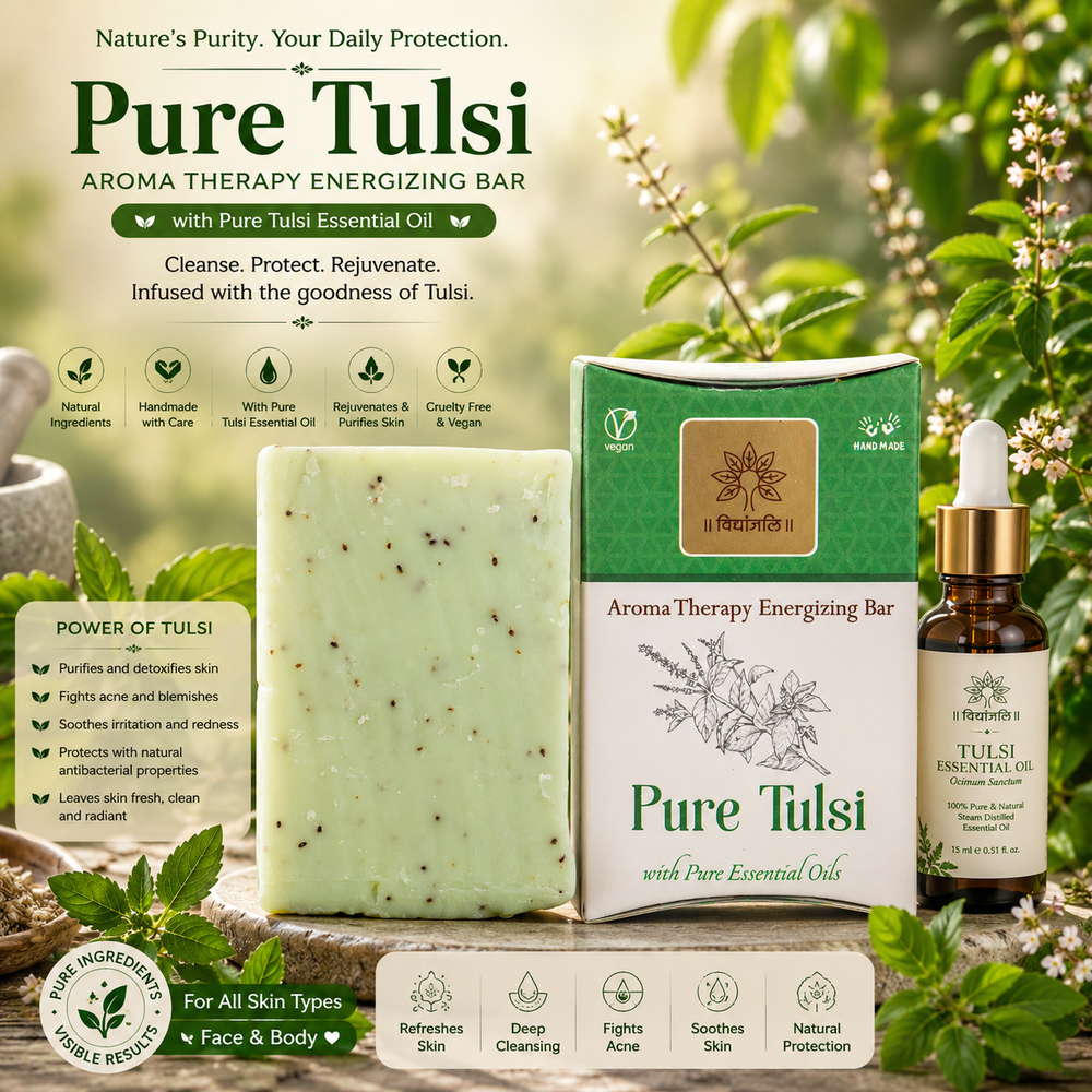 Pure Tulsi Soap 90 G