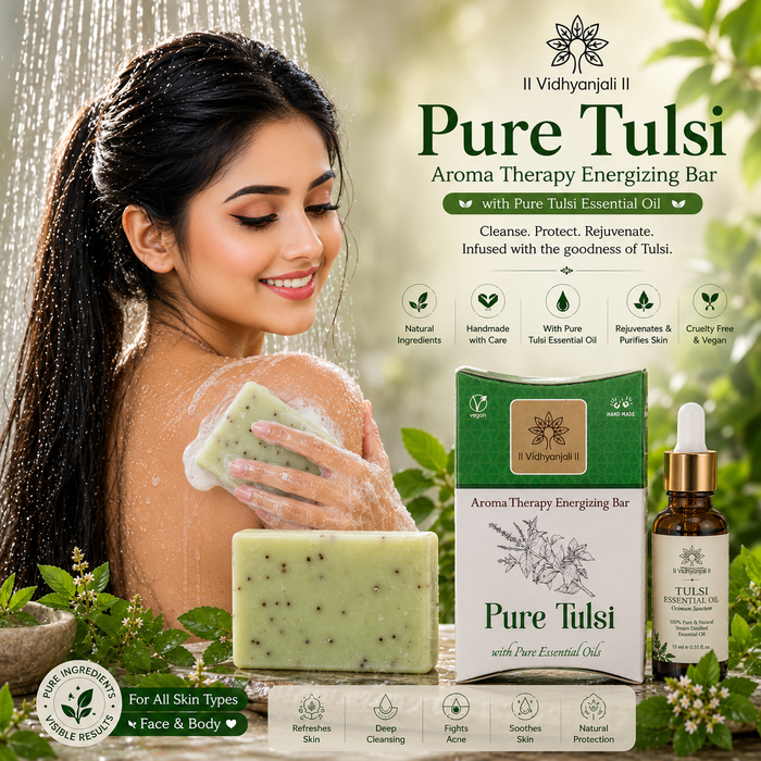 Pure Tulsi Soap 90 G