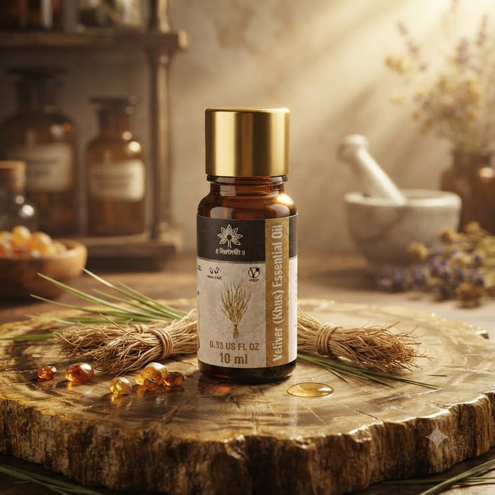 Vetiver (Khus) Essential Oil - 10 ml