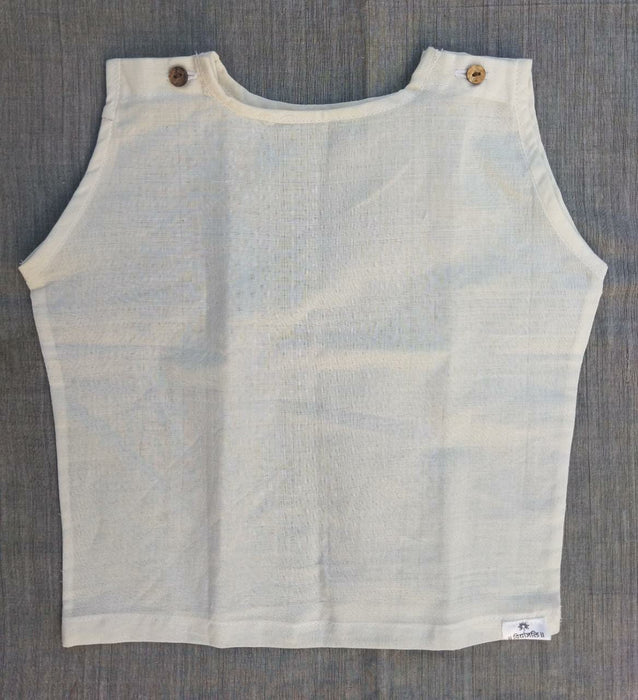Baby top : Shoulder open(0-6 months) (100% Organic Cotton)