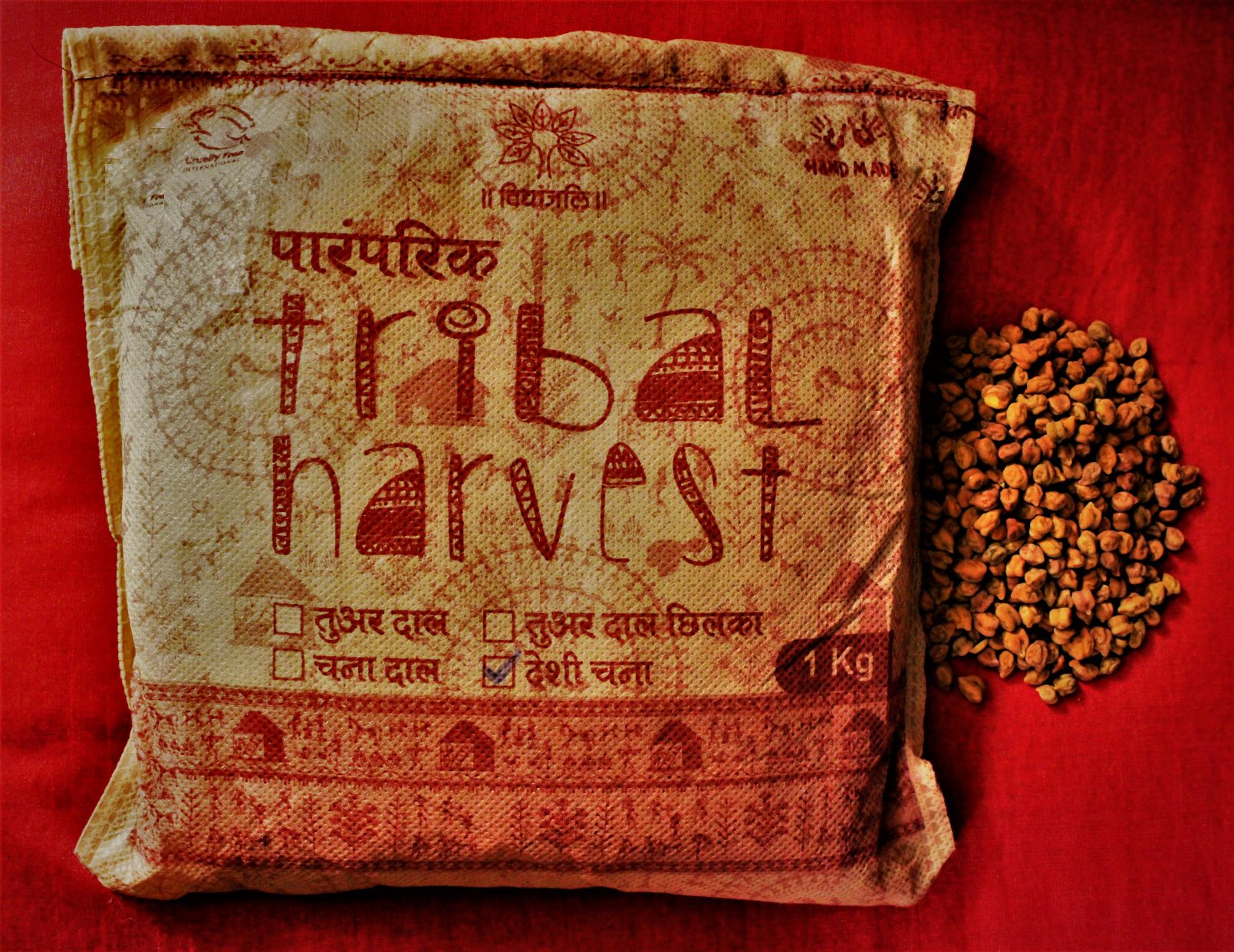 Paramparik Tribal Harvest Kala Chana / Bengal Gram Whole 1 kg