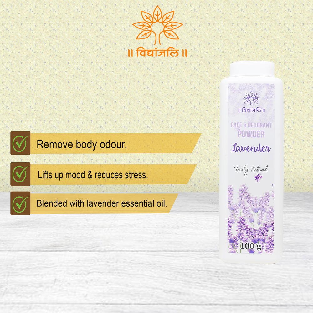 Lavender Face & Deodorant Powder