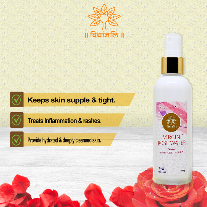 Virgin Rose Water - 100 ML / 1000 ML